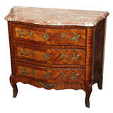 A  Petite French Louis XV style Commode, late 1800's