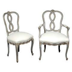 Set of 8 Italian Style Dining Chairs - SOLD