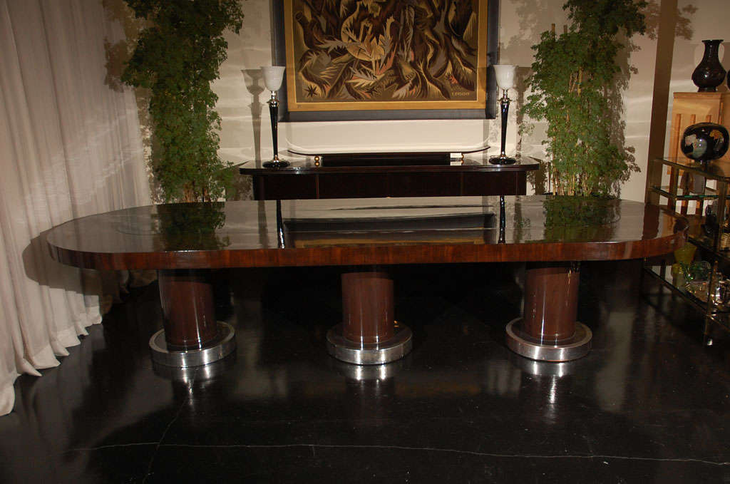 Art Deco Racetrack Dining Table