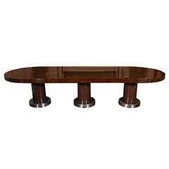 Art Deco Racetrack Dining Table