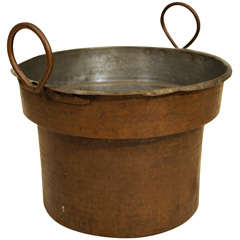 Antique Large Copper Pot
