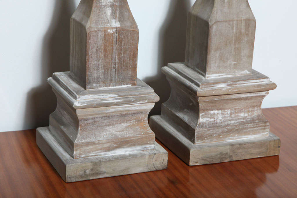 American Pair of Wood Architectural Elements For Sale