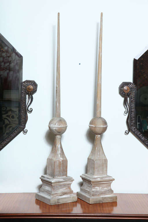 Pair of Wood Architectural Elements For Sale 3