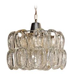 Murano glass rings chandelier