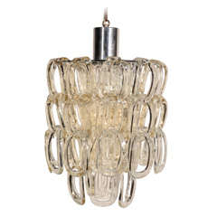 Murano glass rings chandelier