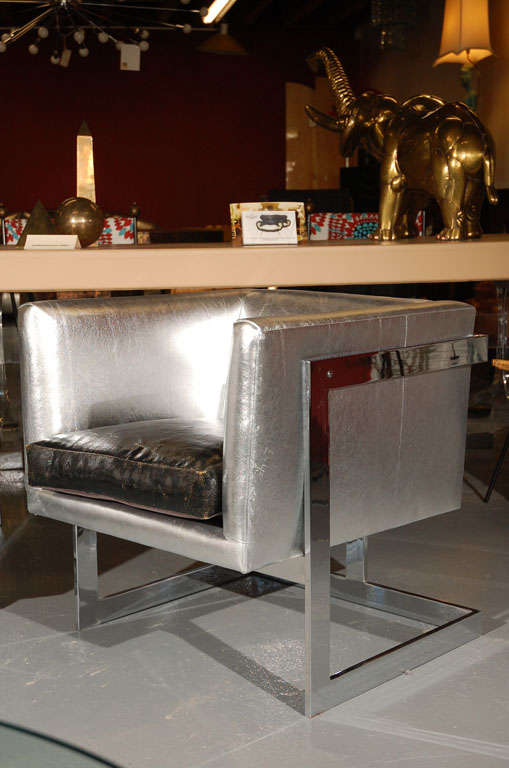 Mid-Century Modern Paire de chaises longues Cube de Milo Baughman pour Thayer Coggin en vente