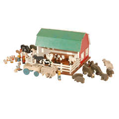 Vintage Toy Farm Set - Wisconsin