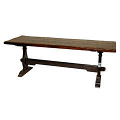 English Country Trestle Table