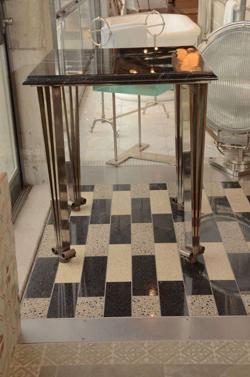 Polished Steel Base