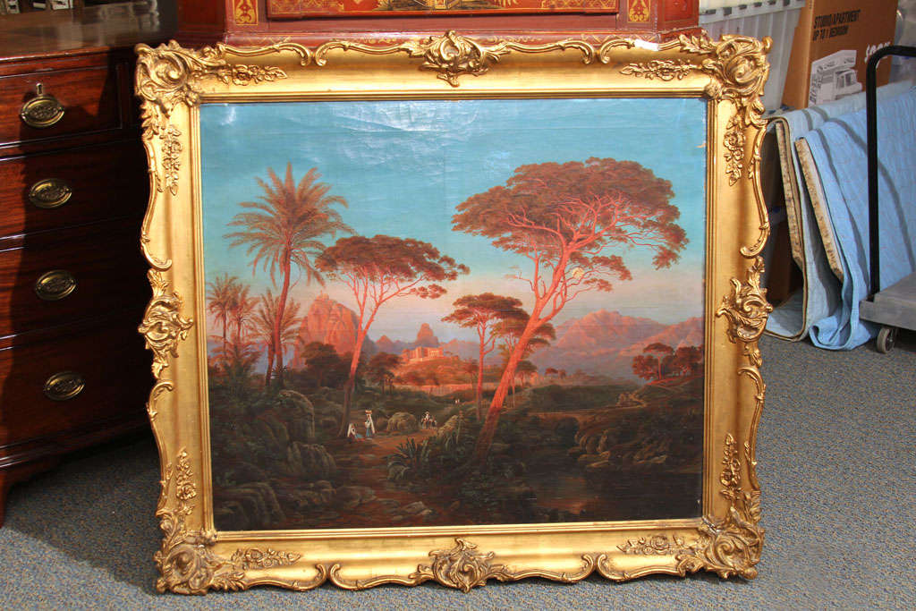 18th century Italian landscape painting