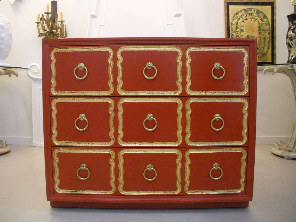 orange chests of drawers