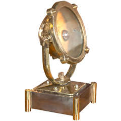 Turn of the Century American Brass Searchlight