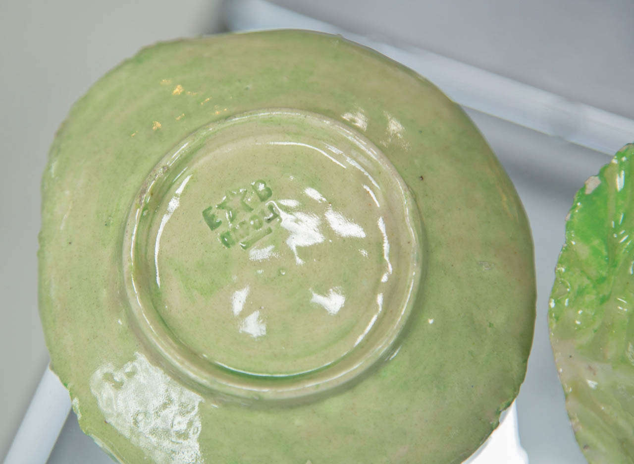 Napoli Cabbage Plates and Bowl at 1stDibs