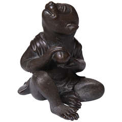 Japanese Bronze Monkey, Meiji period