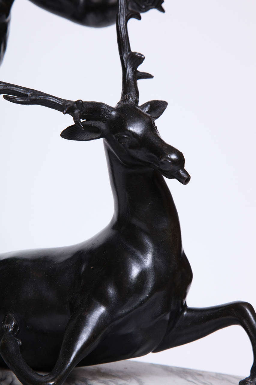 A 19th Century Continental Bronze Sculpture In Excellent Condition In New York, NY