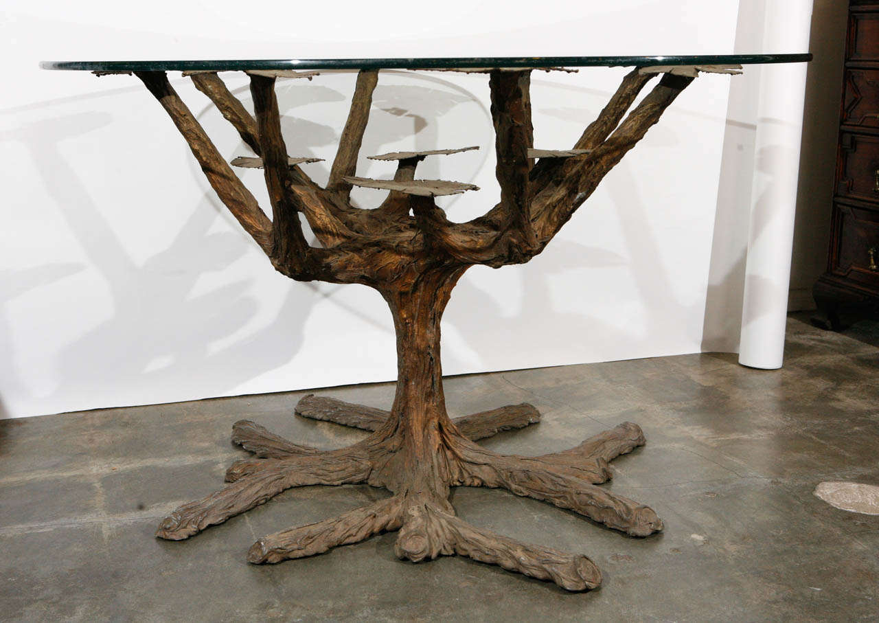 tree base dining table