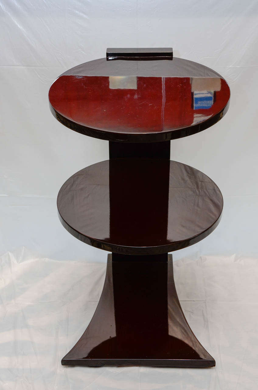1930's Art Deco Pair of End Sofa Tables In Good Condition For Sale In deauville, FR