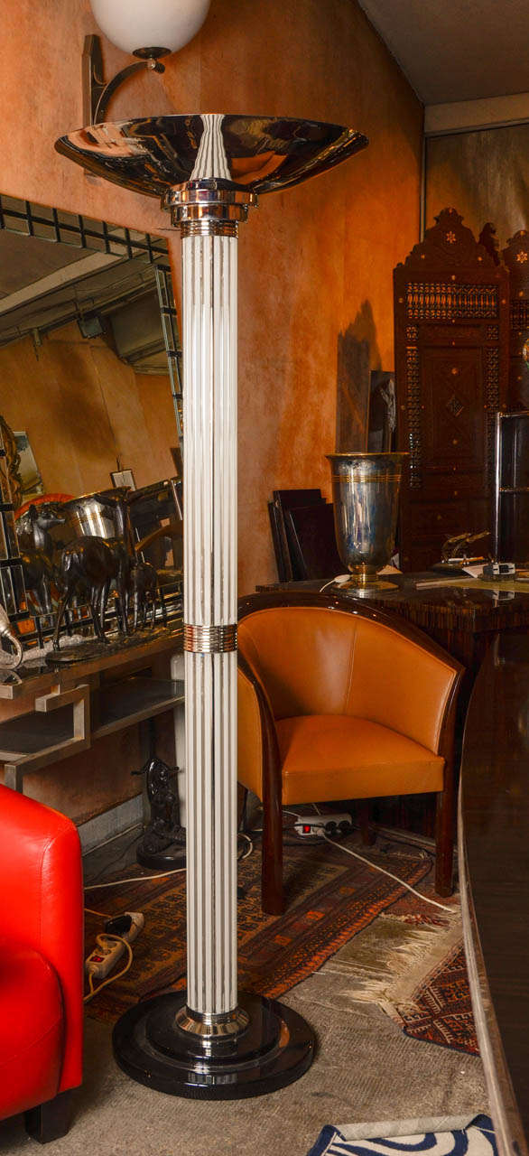 Art Deco Style Pair of Floor Lamps
