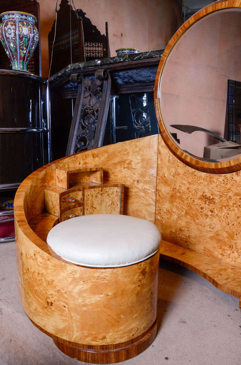 Rare Art Deco Vanity In Good Condition For Sale In deauville, FR