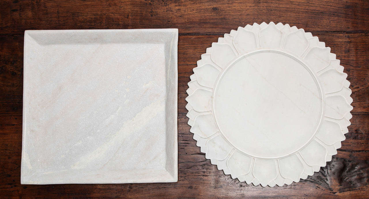 White Marble Servers