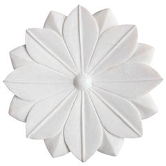 Marble Lotus Plate, Contemporary
