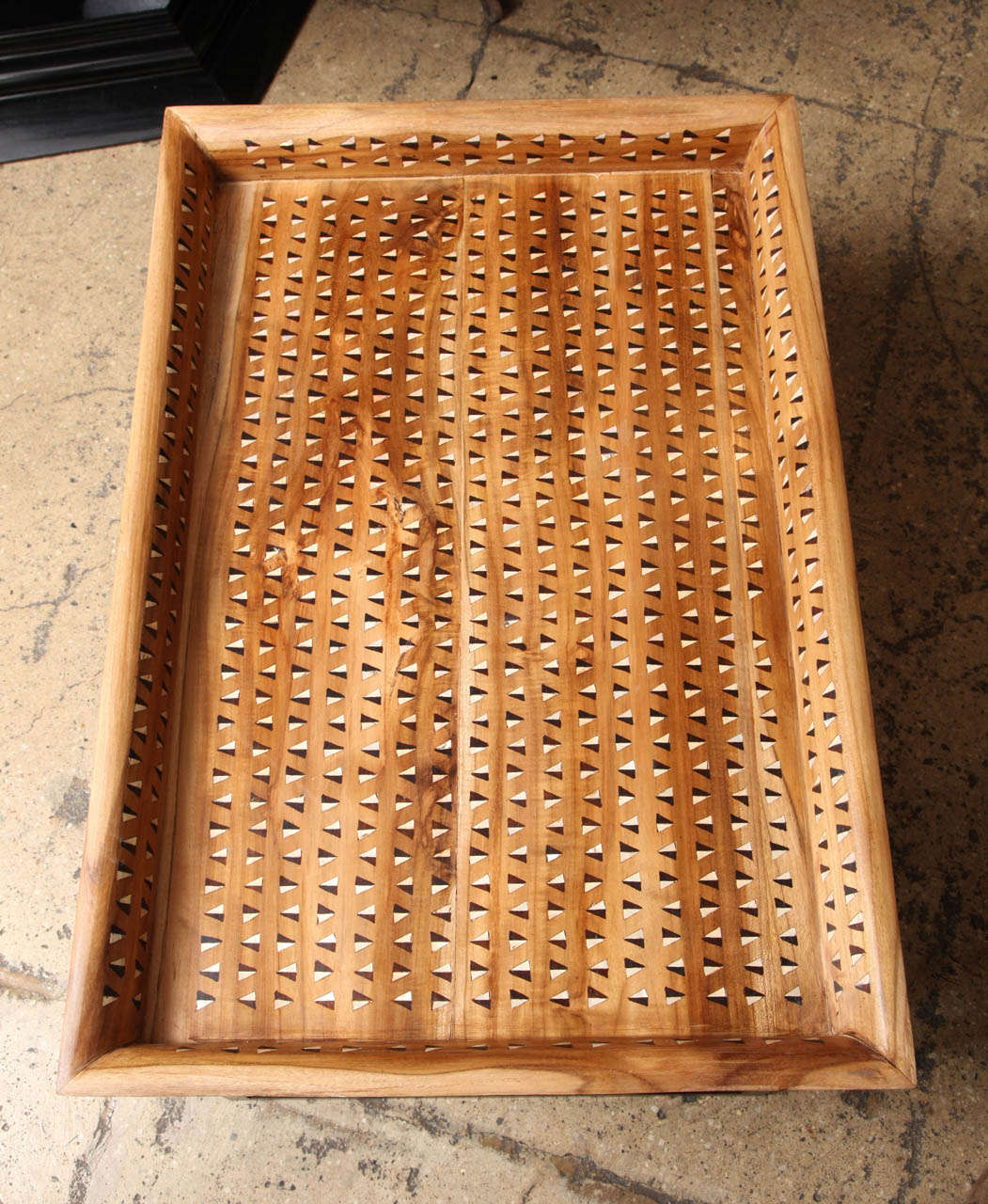 Inlaid Tray Top Coffee Table For Sale at 1stdibs
