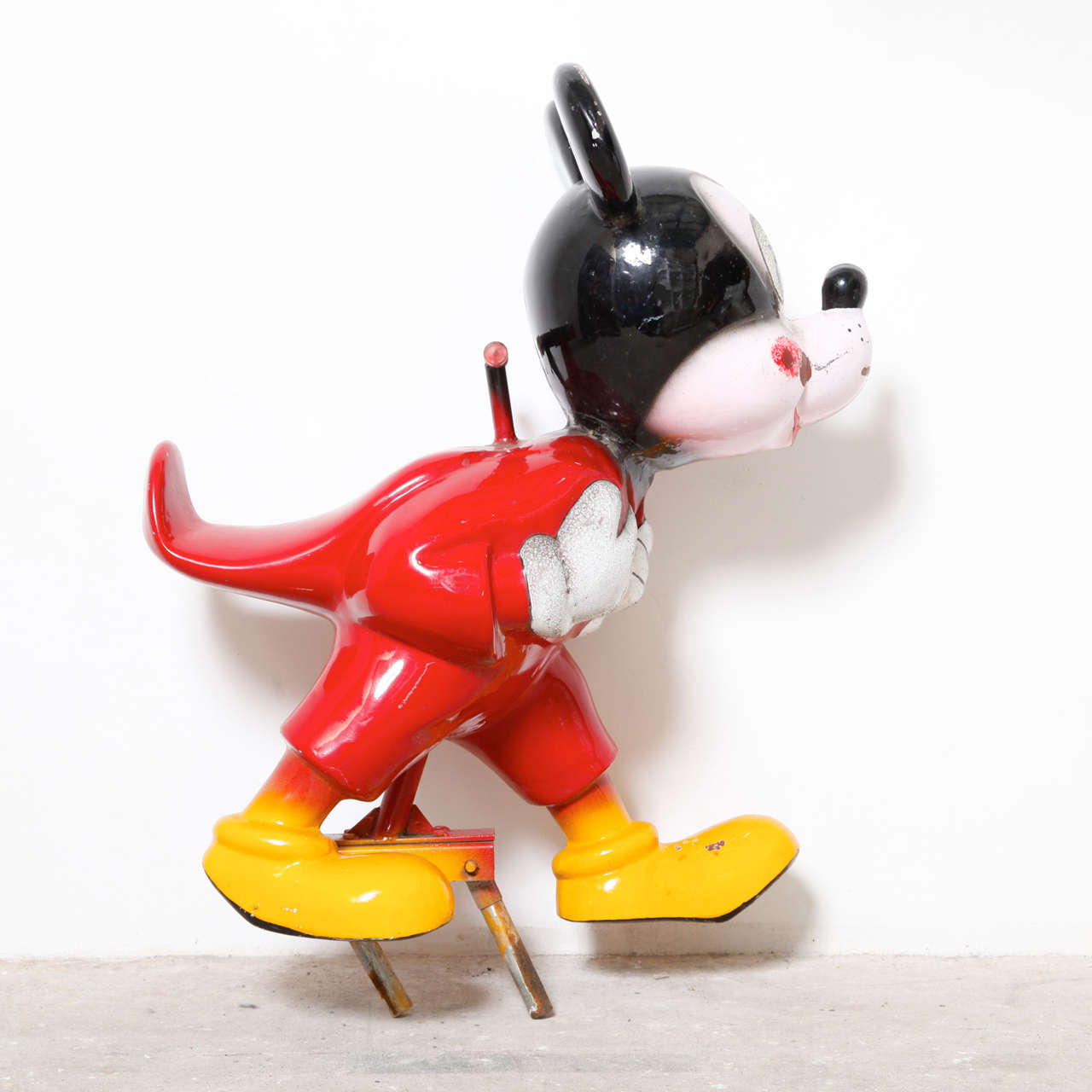 Mid-Century Modern Exceptional Mickey Mouse Carousel Figure