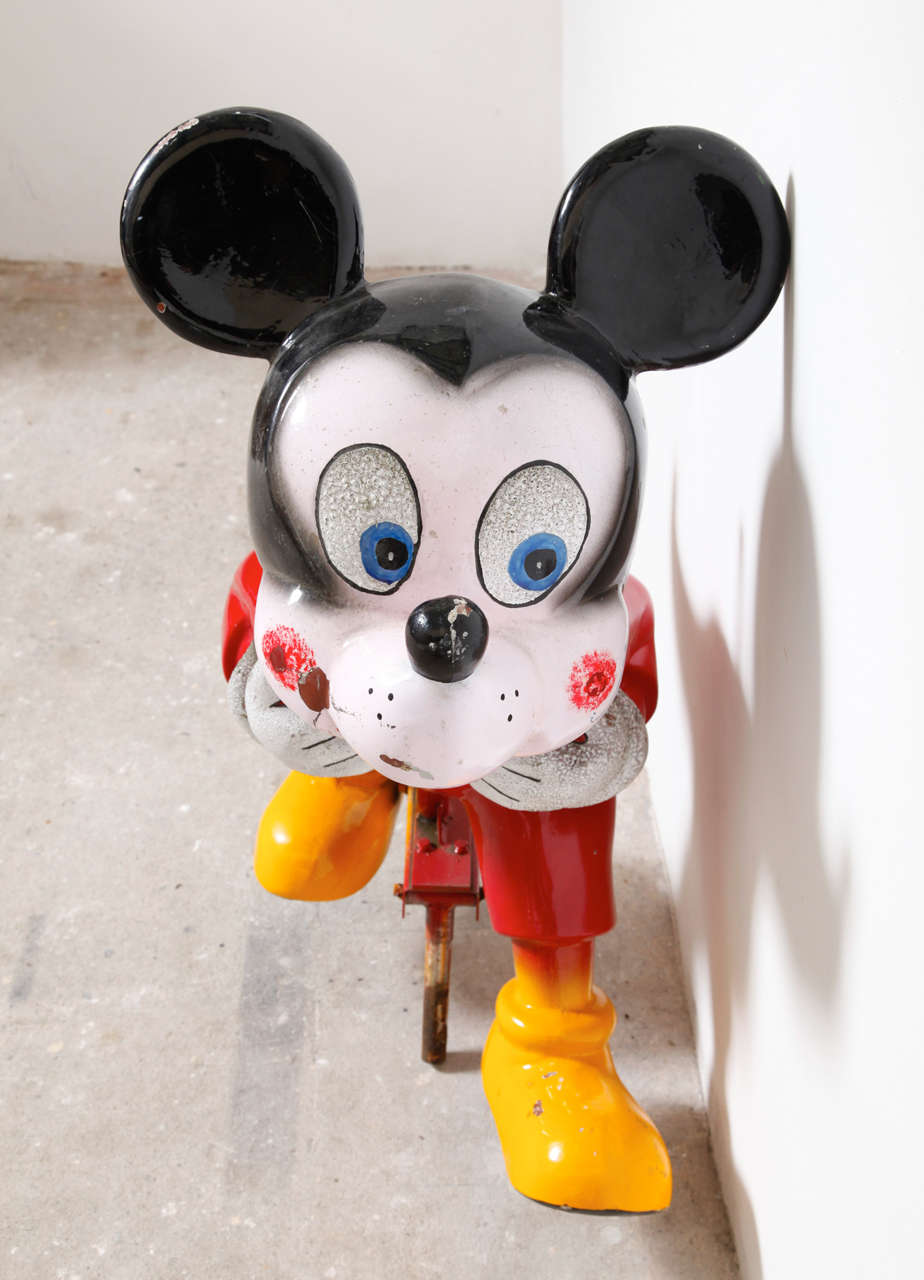 Belgian Exceptional Mickey Mouse Carousel Figure