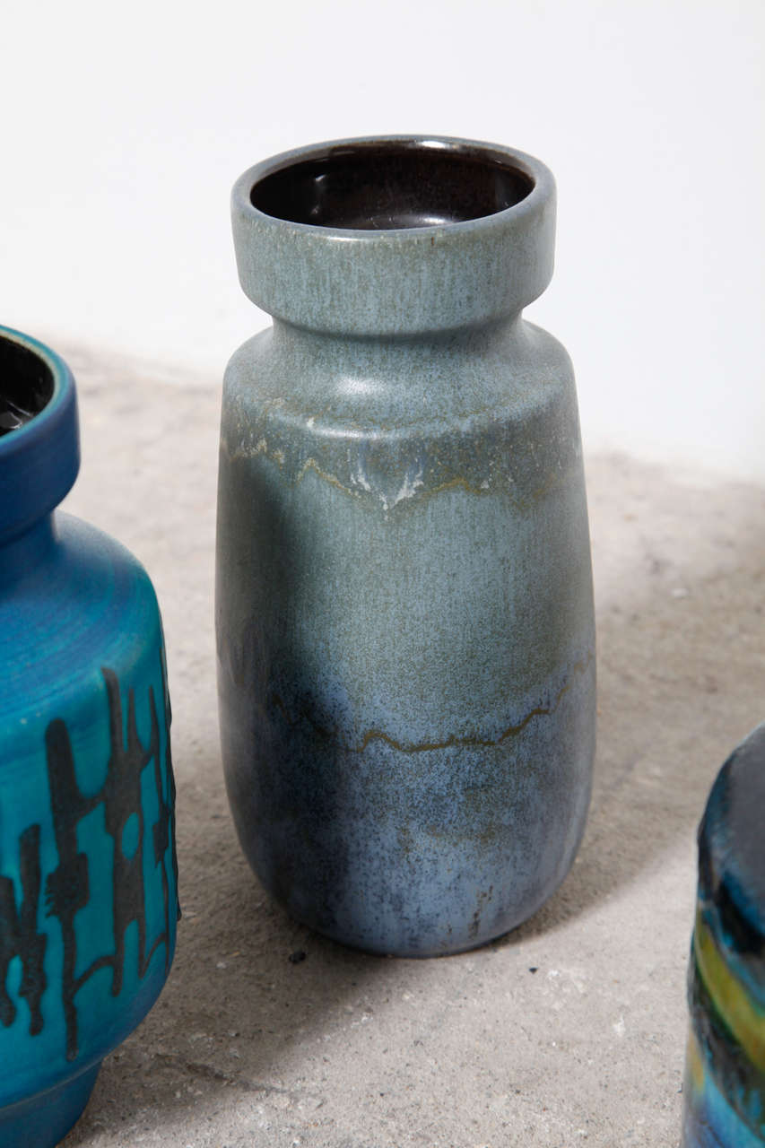Mid-Century Modern Group of Iconic Ceramic West-Germany Vases