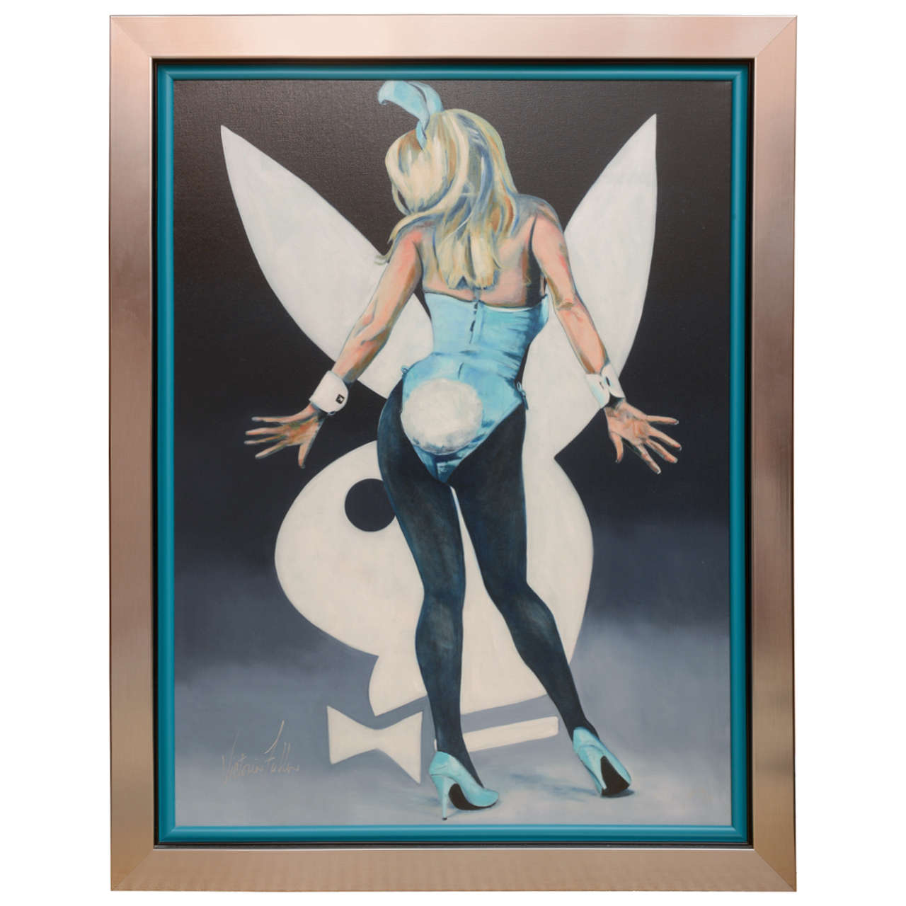 Victoria Fuller picture on canvas "Back Bunny", 2005 For Sale