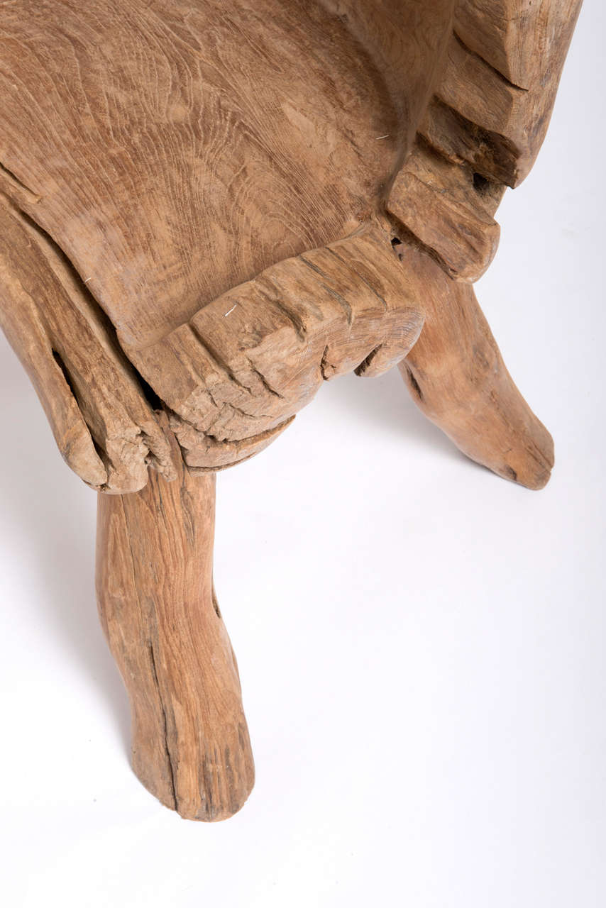 Pine Driftwood Chair In Excellent Condition In Macclesfield, Cheshire