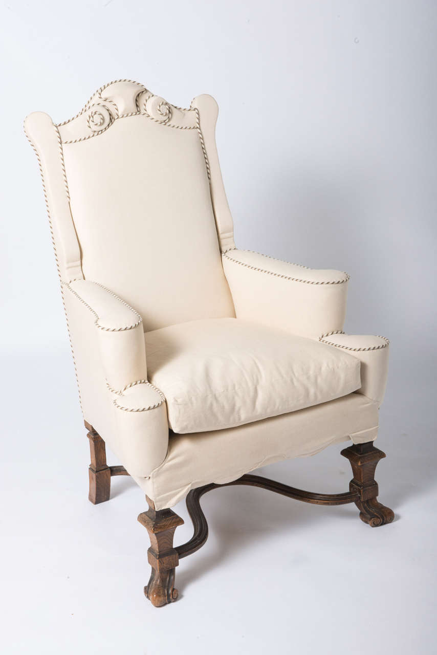 Armchairs in Renaissance style, France circa 1920 For Sale 4