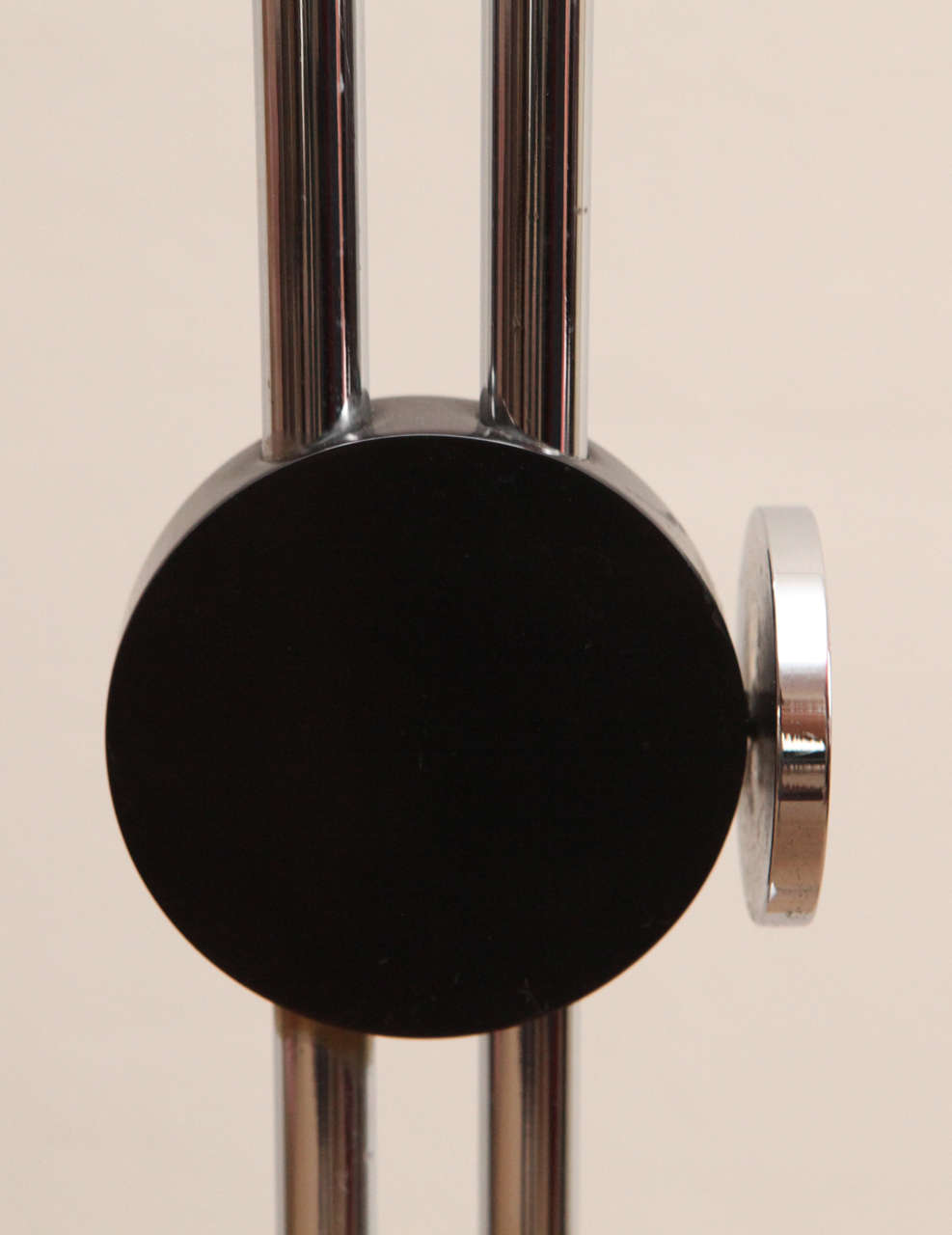 20th Century Adjustable Chrome Floor Lamp For Sale