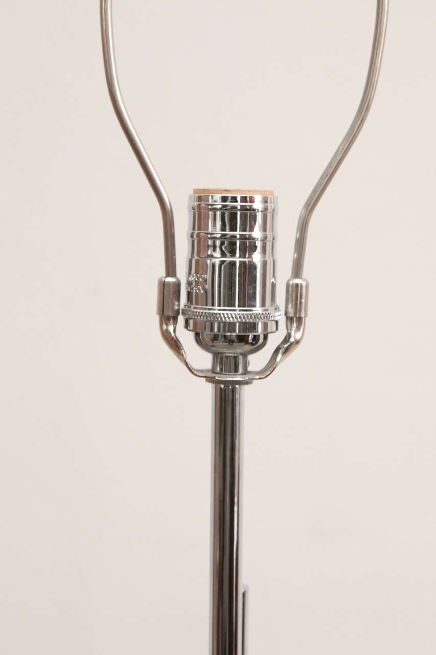 Adjustable Chrome Floor Lamp For Sale 3
