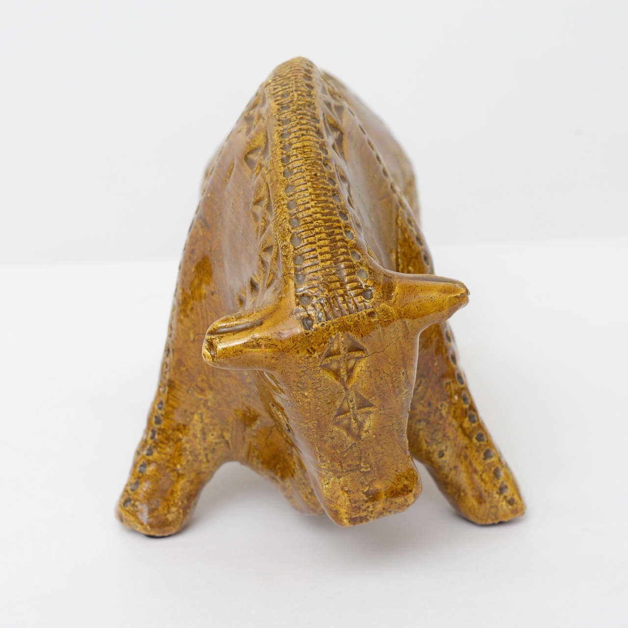 Mid-Century Modern Bitossi Ceramic Bull
