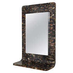 Tessellated Horn Wall-Mounted Console Mirror 3