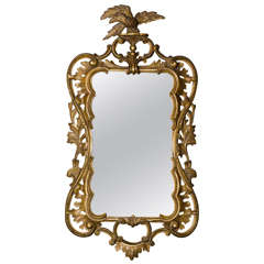Antique Rococo Style Gilt Mirror