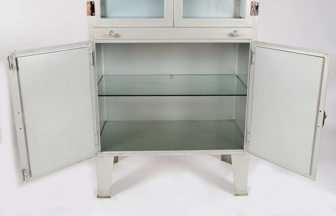 Vintage 1950s Metal Medicine at 1stdibs