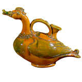 Antique Spanish Duck Pitcher