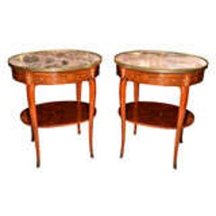late 19th c Louis XVI side tables 5
