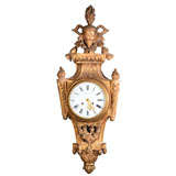 Antique Wood carved wall clock