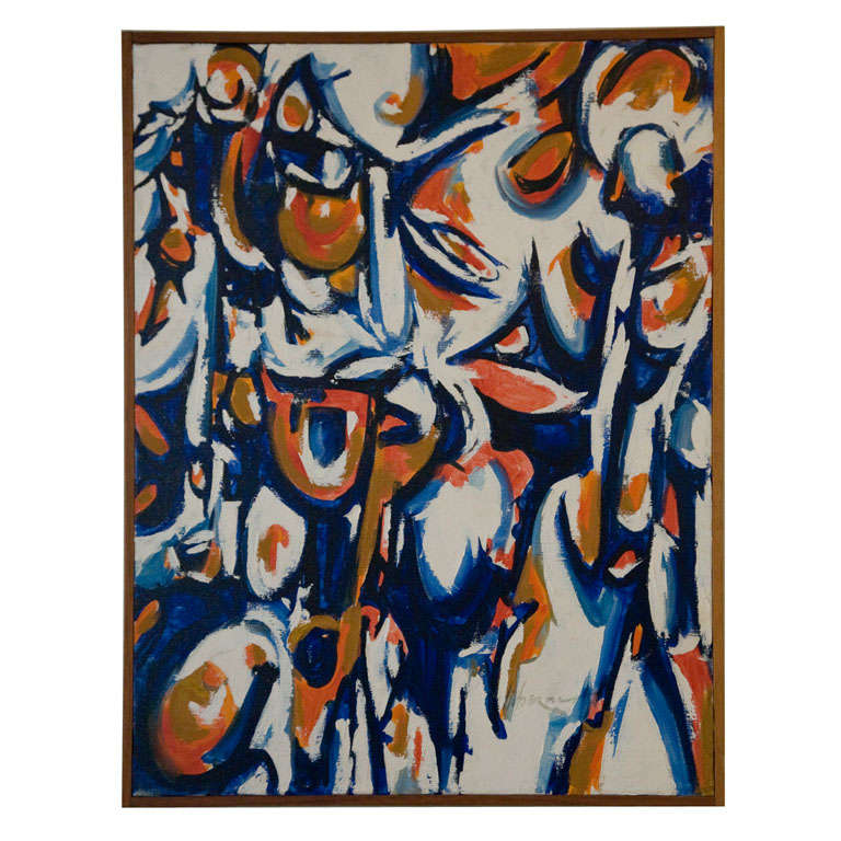 Vibrant Abstract Oil