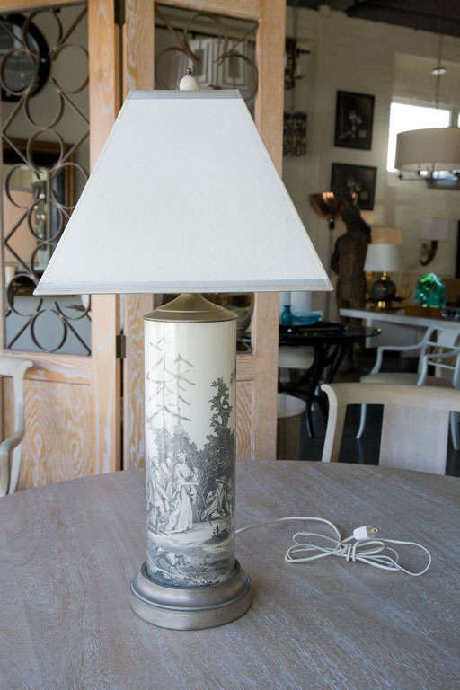 Toile Pastoral Table Lamp 5