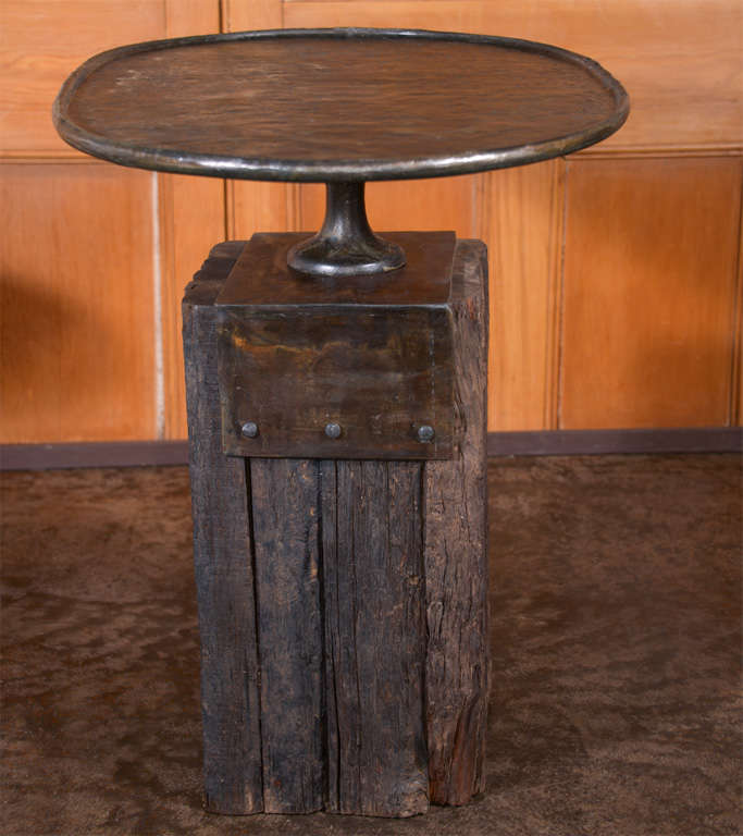 Anvil Oval End Table