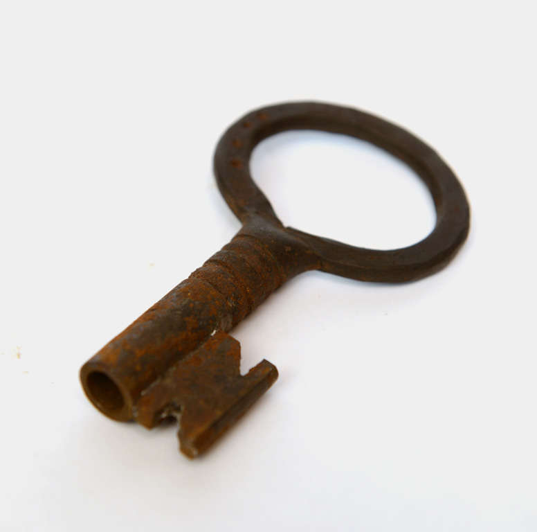 Whimsical Violin Iron Lock and Key 2