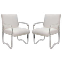 Pair of Lucite Armchairs