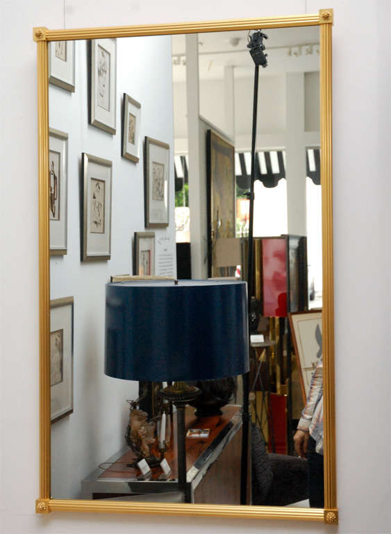 Neoclassical Style Bronze Doré Wall Mirror