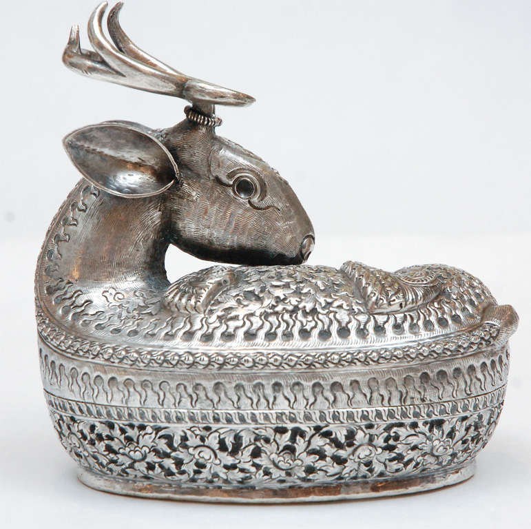 Sterling Silver Stag Box 1