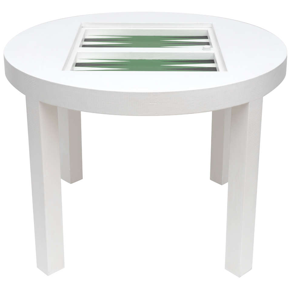 Karl Springer Round Game Table