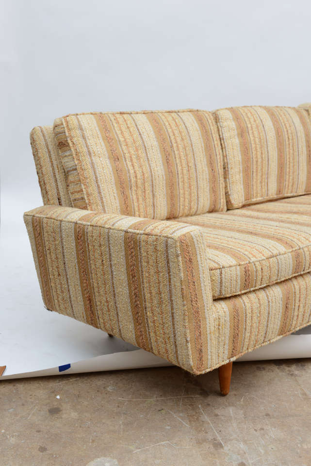 Mid-20th Century Florence Knoll Three Seat Sofa